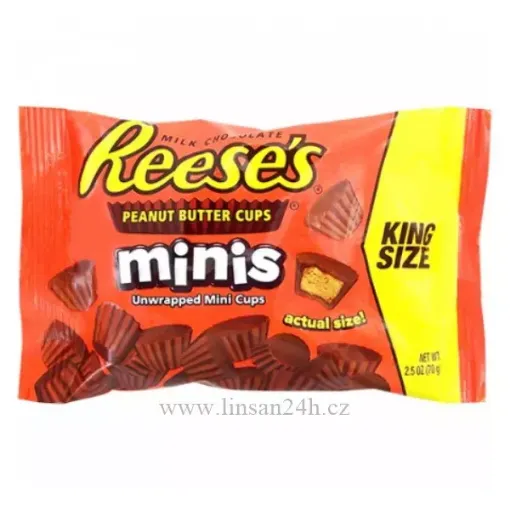 Reese's Peanut Butter 70g (2,5 OZ) Cups Minis 16ks*9b
