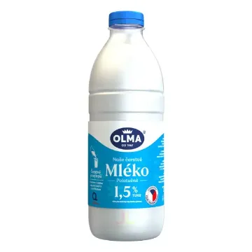 OLMA Mléko 1L Čerstvé 1,5%