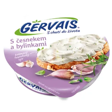 Gervais 80g S Česnekem a Bylinkami