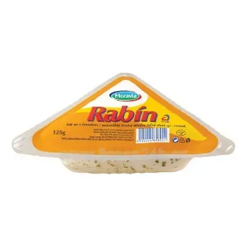 Moravia Rabín 125g Bílý Sýr s Česnekem