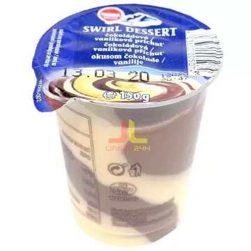 Swirl Dessert 150g Čokoládová-Vanilková