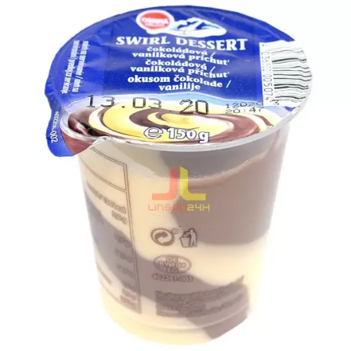 Swirl Dessert 150g Čokoládová-Vanilková