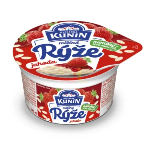 Kunín Mléčná Rýže 175g Jahoda