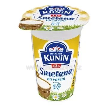 Kunín Smetana 200g Na Vaření 12%