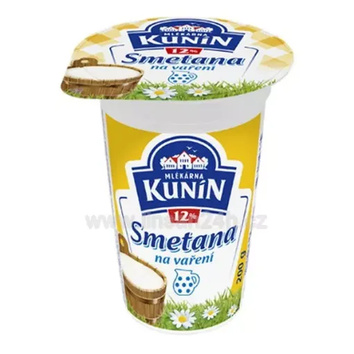 Kunín Smetana 200g Na Vaření 12%