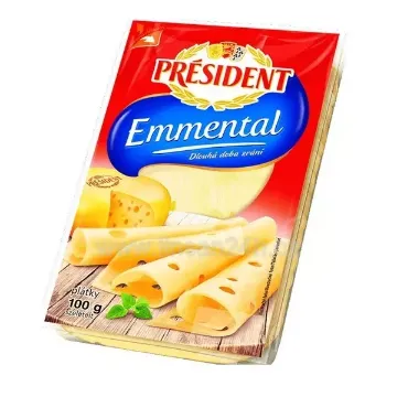 Président Sýr Plátky 100g Emmental