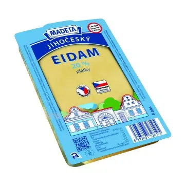 Madeta Sýr Plátky 100g Eidam 20%