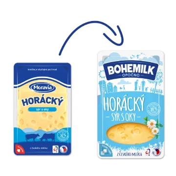 Moravia 100g Sýr Plátky Horácký s Oky