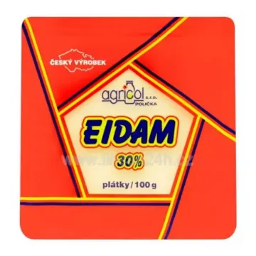 AGRICOL Sýr 100g Eidam 30% Plátky