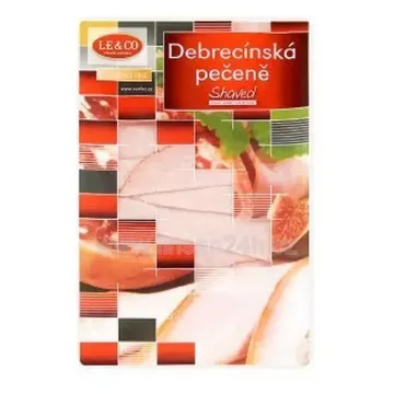 LECO Šunka 100g Debrecínská Pečené Shaved