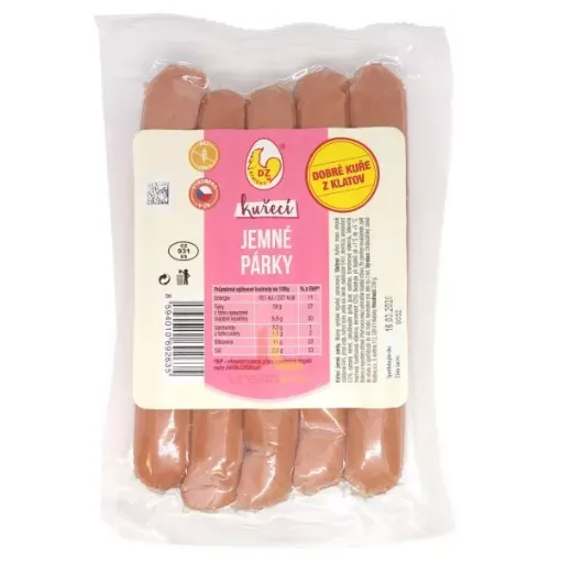 DZ Klatovy 250g Jemné Párky