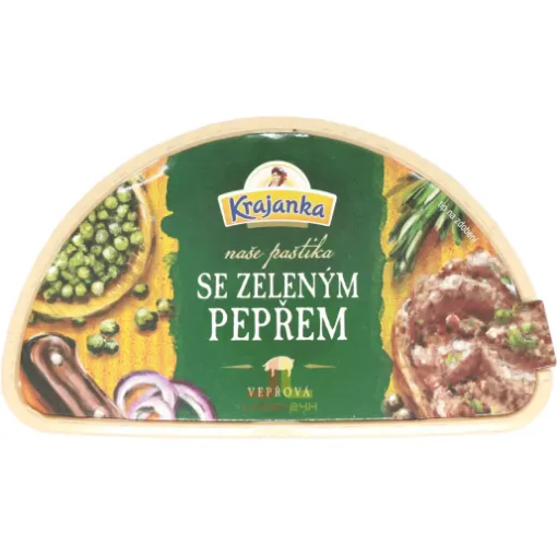 Krajanka Paštika 100g Se Zeleným Pepřem