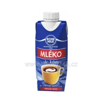 Bohemilk 330ml Mléko do kávy 3,5%