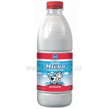 Bohemilk Čerstvé Mléko 1L Plnotučné 3,5% PET