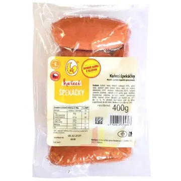 DZ Klatovy 400g Kuřecí Špekáčky
