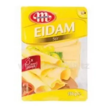 Mlekovita 150g Eidam 45% Tenké plátky - 444 (HDB_20n)