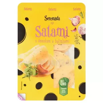 Salami Sýr s Česnekem a Bylinkami Plátky 135g(HDB_20n)
