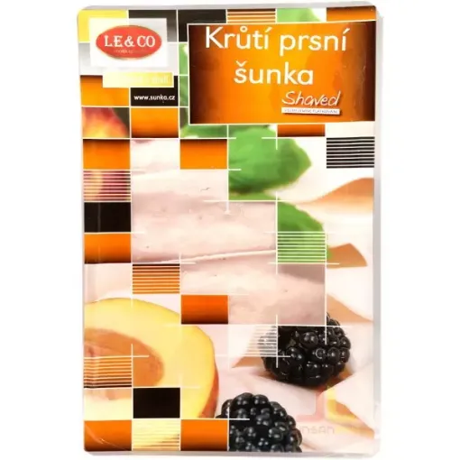 LECO Šunka 100g Krůtí Prsní Shaved