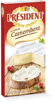 Président 150g Tavený sýr se sýrem Camembert