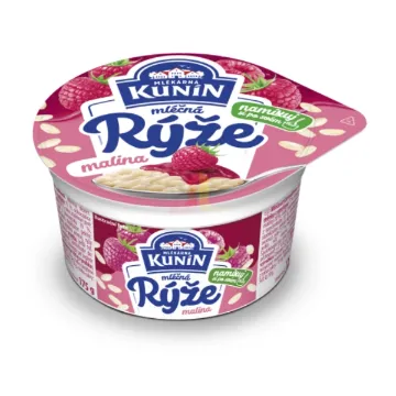 Kunín Mléčná Rýže 175g Malina