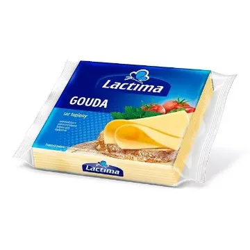 Lactima Tavený sýr plátky 130g Gouda
