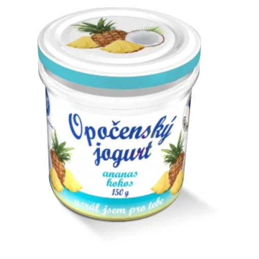 Bohemilk Opočenský Jogurt 150g Ananas-  Kokos