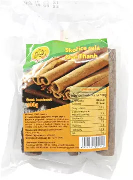 Que thanh 100g Lucky Food - Skořice celá