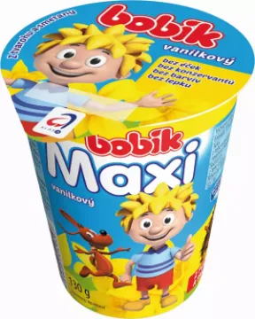 Bobík MAXI smetanový krém s vanilkovou příchutí 130g