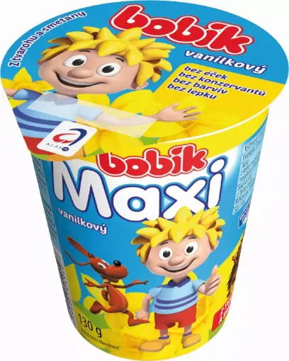 Bobík MAXI smetanový krém s vanilkovou příchutí 130g