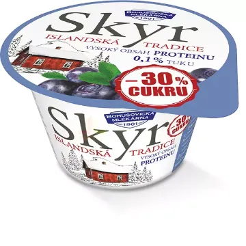 Skyr mléčný dezert 130g Borůvka (HDB_10n)
