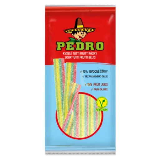 Pedro Kyselé Pásky 80g Tutti Frutti