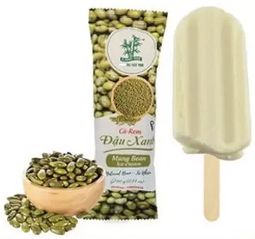 ASIFO Kem Ba Cay Tre - Dau Xanh - Mung Bean Ice Cream 60g*4