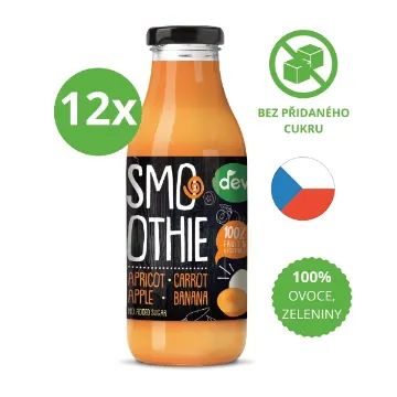 Smoothie Deva 300ml Meruňka, Mrkev, Apple