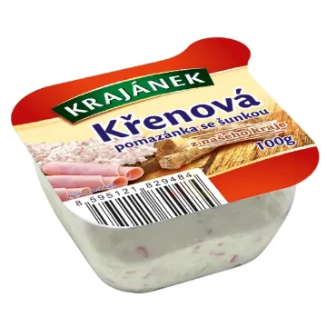 Krajánek pomazánka 100g křenová se šunkou