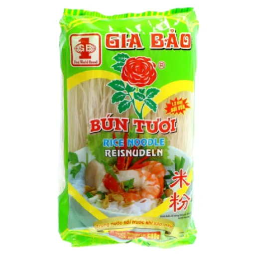Nudle Rýžové Gia Bao 1.2mm 500g (BUN TUOI)