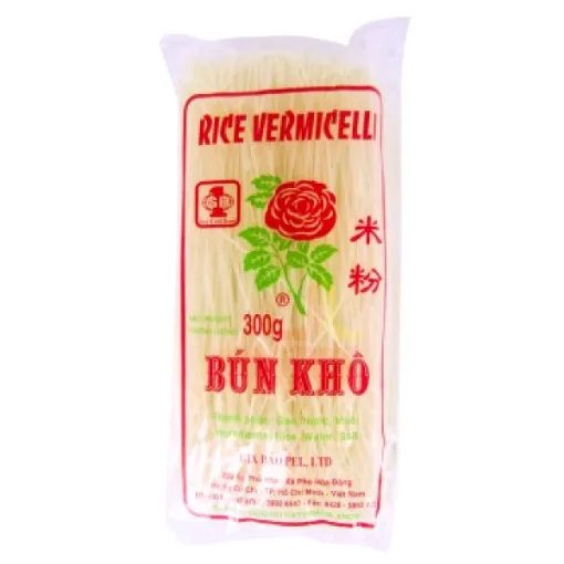 Nudle Rýžové Gia Bao 1mm 300g (BUN KHO)