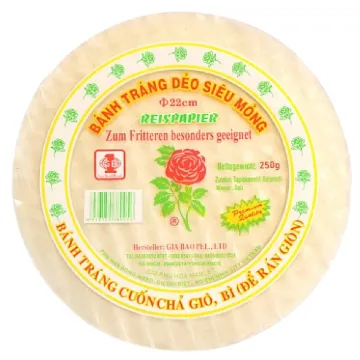 Rrýžový papír Gia Bao 22cm 250g (BANH DA NEM)
