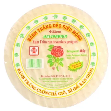 Rýžový papír Gia Bao 22cm 400g (BANH DA NEM)