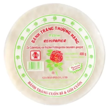 Rýžový papír Gia Bao 22cm 400g (BANH TRANG GOI CUON)