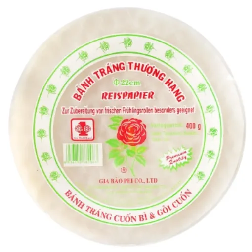 Rýžový papír Gia Bao 22cm 400g (BANH TRANG GOI CUON)