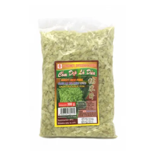 Cốm dẹp lá dứa 300g