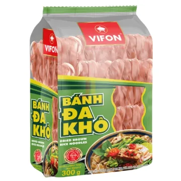 Vifon 300g Banh Da Kho - Dried Broad Rice Noodles