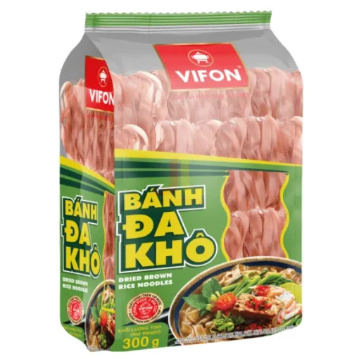 Vifon 300g Banh Da Kho - Dried Broad Rice Noodles