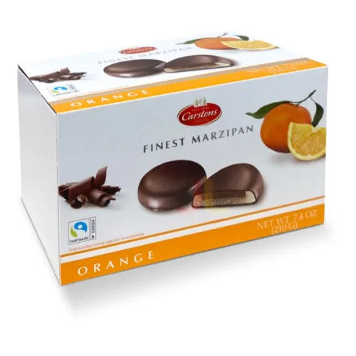 Carstens Dark Choco 210g Orange - Pomeranč