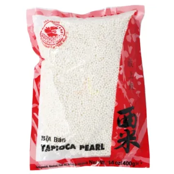 Tapioca Pearl White 400g S - Hat Tran Chau Trang Nho