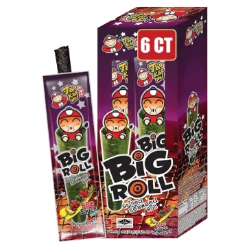 Tao Kae Noi 6*3g Grilled Seaweeb Big Roll BBQ Sauce