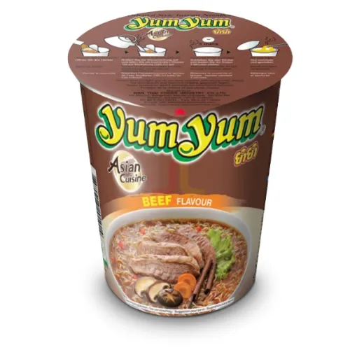 YumYum Inst. Pol. Kelímek 70g Hovězí Příchuť
