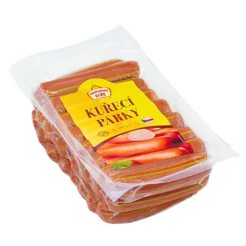 Vodňanské Kuře 1kg Kuřecí Párky