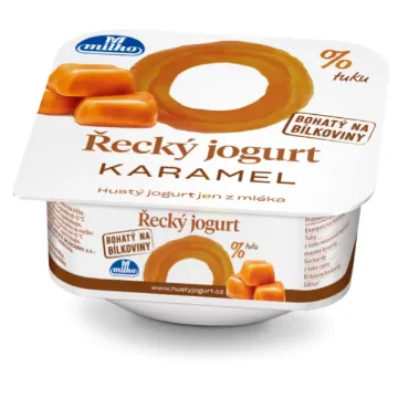 Milko Řecký jogurt 0% karamel 140g
