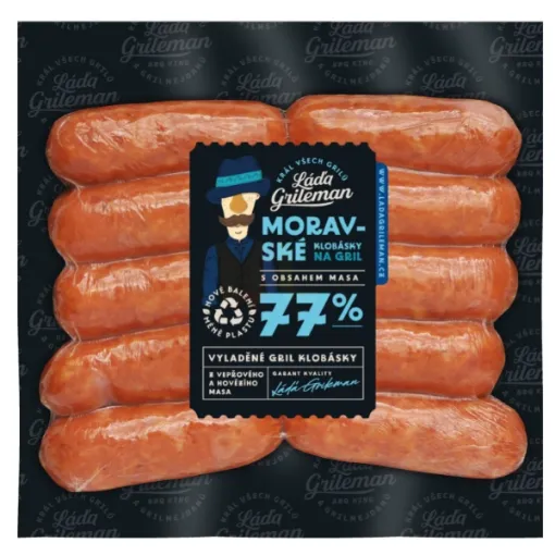 Kostelecké uzeniny 400g Moravské Klobásky